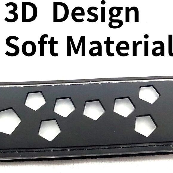 DOGLED Flashing LED Dog Collar Medium Green Fits 15.7-19.7" Neck NEW Pentagon - Picture 9 of 14